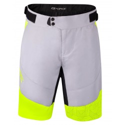 Pantaloni scurti cu bazon Force Storm gri/fluo 3XL Pantaloni scurti cu bazon Force Storm gri/fluo 3XL