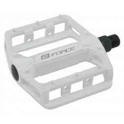 Pedale BMX Force Hot aluminiu albe Pedale BMX Force Hot aluminiu albe