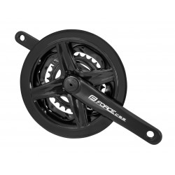 Pedalier Force C8.5 Al 48/38/28T 175 mm negru Pedalier Force C8.5 Al 48/38/28T 175 mm negru