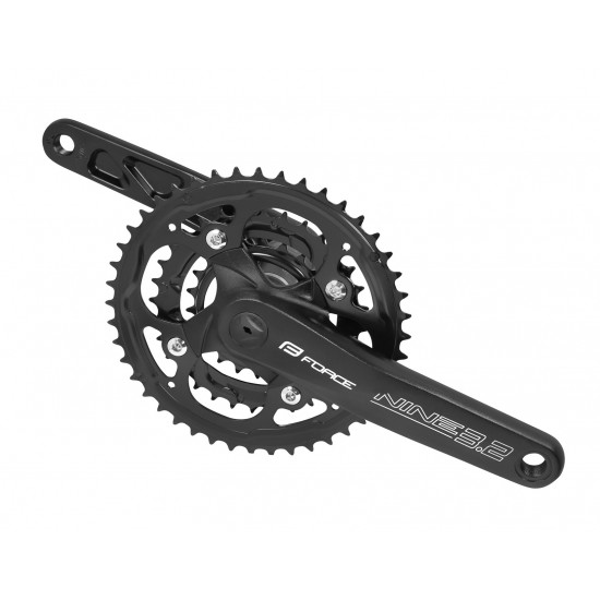 Pedalier Force Nine3.2 AL 44/32/22T 175 mm negru Pedalier Force Nine3.2 AL 44/32/22T 175 mm negru