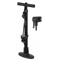Pompa podea Force Tourist 2.0 Steel 11 Bar neagra Pompa podea Force Tourist 2.0 Steel 11 Bar neagra