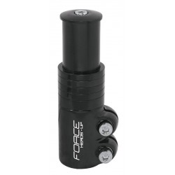 Prelungitor gat furca Force F-Adapter 1.1/8 aluminiu negru Prelungitor gat furca Force F-Adapter 1.1/8 aluminiu negru