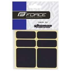 Protectie cadru Force autocolante set 6 bucati negru reflectorizant Protectie cadru Force autocolante set 6 bucati negru reflectorizant