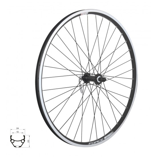 Roata fata 28 Force Classic 622x19 Roata fata 28 Force Classic 622x19