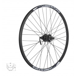 Roata spate Force Basic Disc 622x19 butuc Shimano FHM475 Roata spate Force Basic Disc 622x19 butuc Shimano FHM475
