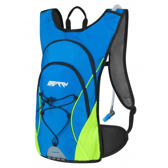 Rucsac Force Berry Ace Plus 12l + Rezervor 2L albastru/fluo