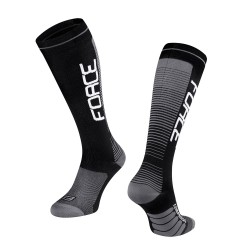 Sosete Force F Compress negru/gri XXL (48-50) Sosete Force F Compress negru/gri XXL (48-50)