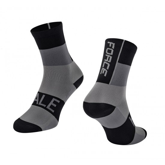Sosete Force Hale, negru/gri, L-XL (42-47) Sosete Force Hale negru/gri L-XL (42-47)