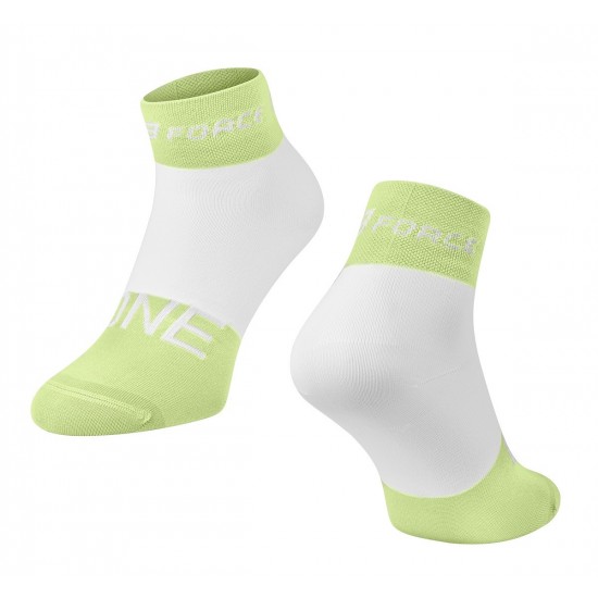 Sosete Force One, verde/alb, L-XL (42-47) Sosete Force One verde/alb L-XL (42-47)