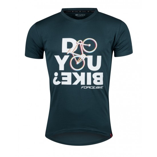 Tricou ciclism Force Bike, albastru, XL Tricou ciclism Force Bike albastru XL