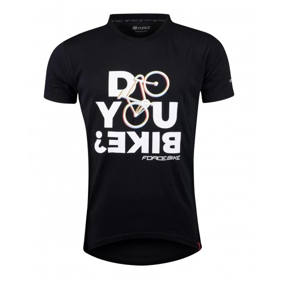 Tricou ciclism Force Bike, negru, S Tricou ciclism Force Bike Black S
