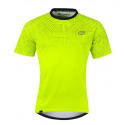 Tricou ciclism Force City Fluo/Black XS