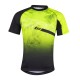 Tricou ciclism Force MTB Core fluo/negru XL