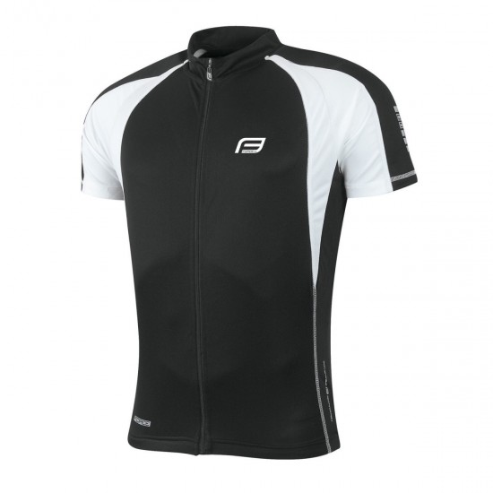 Tricou ciclism Force T10 negru/alb S Tricou ciclism Force T10 negru/alb S