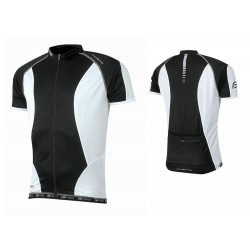 Tricou ciclism Force T12 negru/alb M Tricou ciclism Force T12 negru/alb M