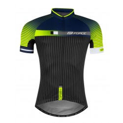 Tricou Force Dash maneci scurte albastru/fluo/negru M