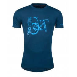Tricou FORCE FLOW maneci scurte albastru XXXL