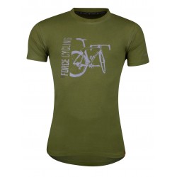 Tricou FORCE FLOW maneci scurte verde XXL Tricou FORCE FLOW maneci scurte verde XXL