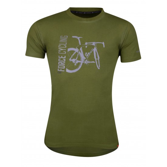 Tricou FORCE FLOW maneci scurte verde XXL Tricou FORCE FLOW maneci scurte verde XXL