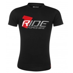 Tricou Force Ride maneci scurte negru XL