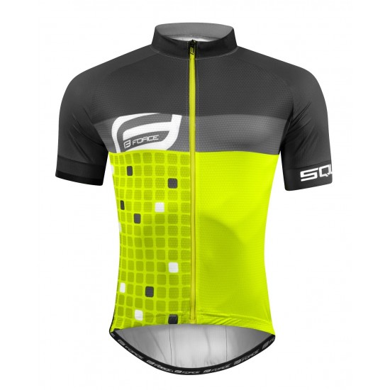 Tricou Force Square maneci scurte fluo/gri L Tricou Force Square maneci scurte fluo/gri L