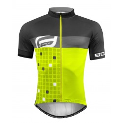 Tricou Force Square maneci scurte fluo/gri XS Tricou Force Square maneci scurte fluo/gri XS
