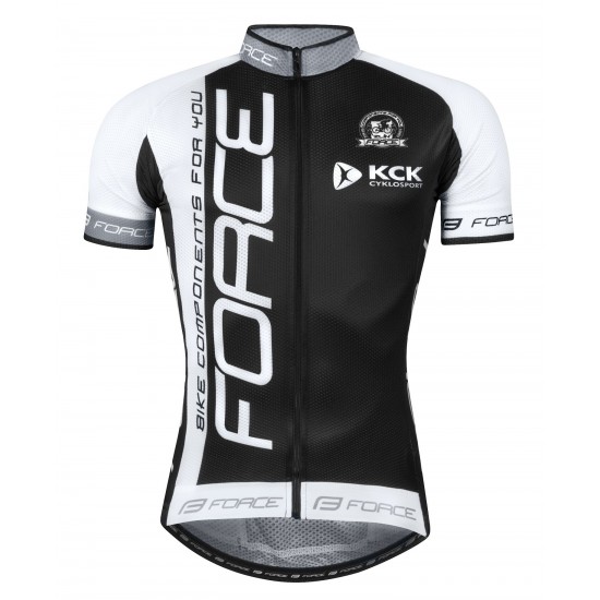 Tricou Force Team18 maneci scurte negru/alb M Tricou Force Team18 maneci scurte negru/alb M