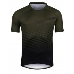 Tricou maneca scurta Force MTB Angle army M
