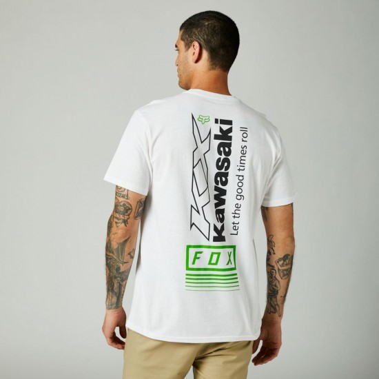 KAWASAKI PREMIUM TEE WHT: Mărime - L KAWASAKI PREMIUM TEE WHT: Mărime - L