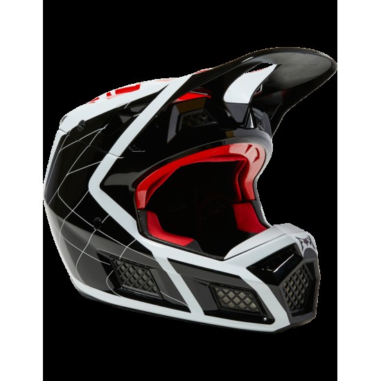 V3 RS CELZ HELMET, ECE [RD/BLK/WHT]: Mărime - M
