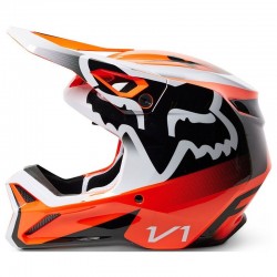 MX V1 LEED HELMET DOT/ECE [FLO ORG]: Mărime - XL