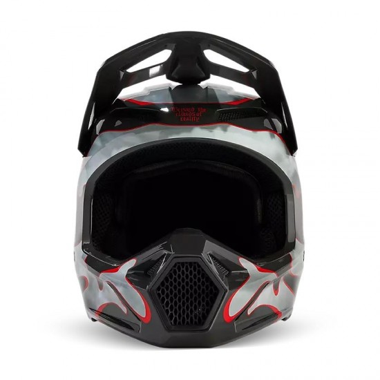 YTH V1 ATLAS HELMET [GRY/RD]: Mărime - YM