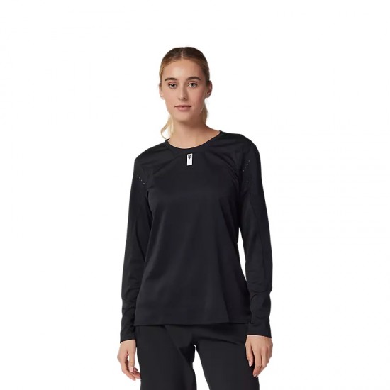 W DEFEND LS JERSEY [BLK]: Mărime - XL