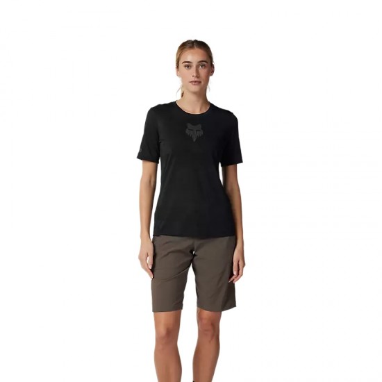 W RANGER TRU DRI SS JERSEY [BLK]: Mărime - L