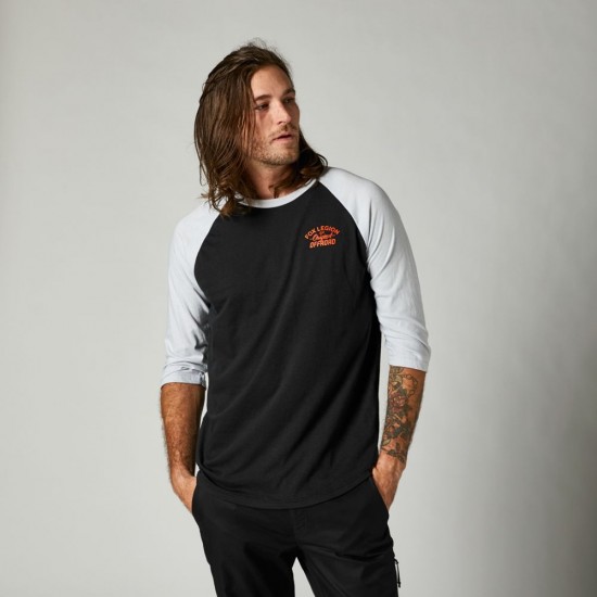 ORIGINAL SPEED 3/4 RAGLAN [BLK]: Mărime - L