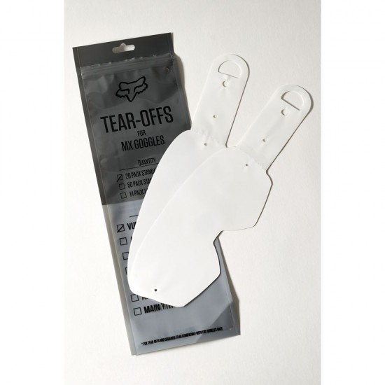 AIRSPACE/MAIN MX20 LAM TEAROFF-20PK[CLR]: Mărime - OneSize