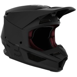 YTH V1 MATTE BLACK HELMET, ECE [MT BLK]: Mărime - YM
