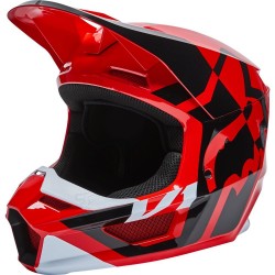 V1 LUX HELMET, ECE [FLO RED]: Mărime - 2X