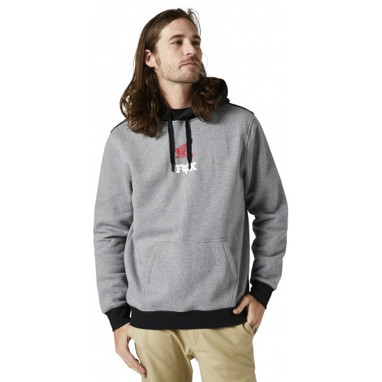 HONDA WING PO FLEECE [HTR GRAPH]: Mărime - L