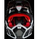 V3 RS CELZ HELMET, ECE [RD/BLK/WHT]: Mărime - M