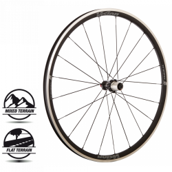 Set roti VISION TriMax30 700C Silver Surface SH11 - Tubeless Ready