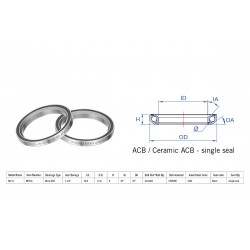 Rulment cuvete FSA N.51 ACB 45x45 1