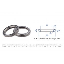 Rulment cuvete FSA TH-872/DJ ACB 36x36 1