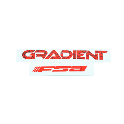Sticker FSA HBSP Gradient Handlebar - Red Sticker FSA HBSP Gradient Handlebar - Red