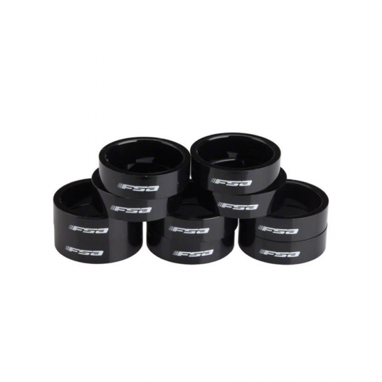 Distantier furca FSA HSSP - 1-1/8 x10mm Alloy Logo - Black OE