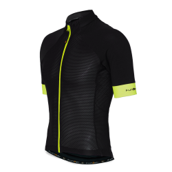 Tricou Ciclism FUNKIER Alanno Elite - Negru/Galben neon S