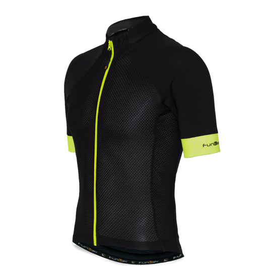 Tricou FUNKIER Alanno Elite barbati - Negru/Galben neon S Tricou FUNKIER Alanno Elite - Negru/Galben neon S
