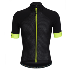 Tricou Ciclism FUNKIER Alanno Elite - Negru/Galben neon M
