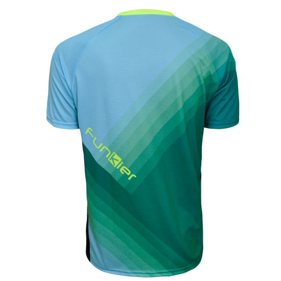 Tricou FUNKIER Termoli Enduro Men - Blue/Green XL Tricou FUNKIER Termoli Enduro Men S/S - Blue/Green XL