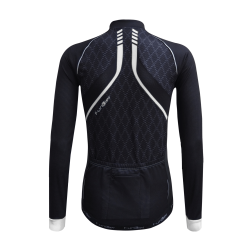Tricou Ciclism FUNKIER Tivoli-L Pro (L/S) - Alb S